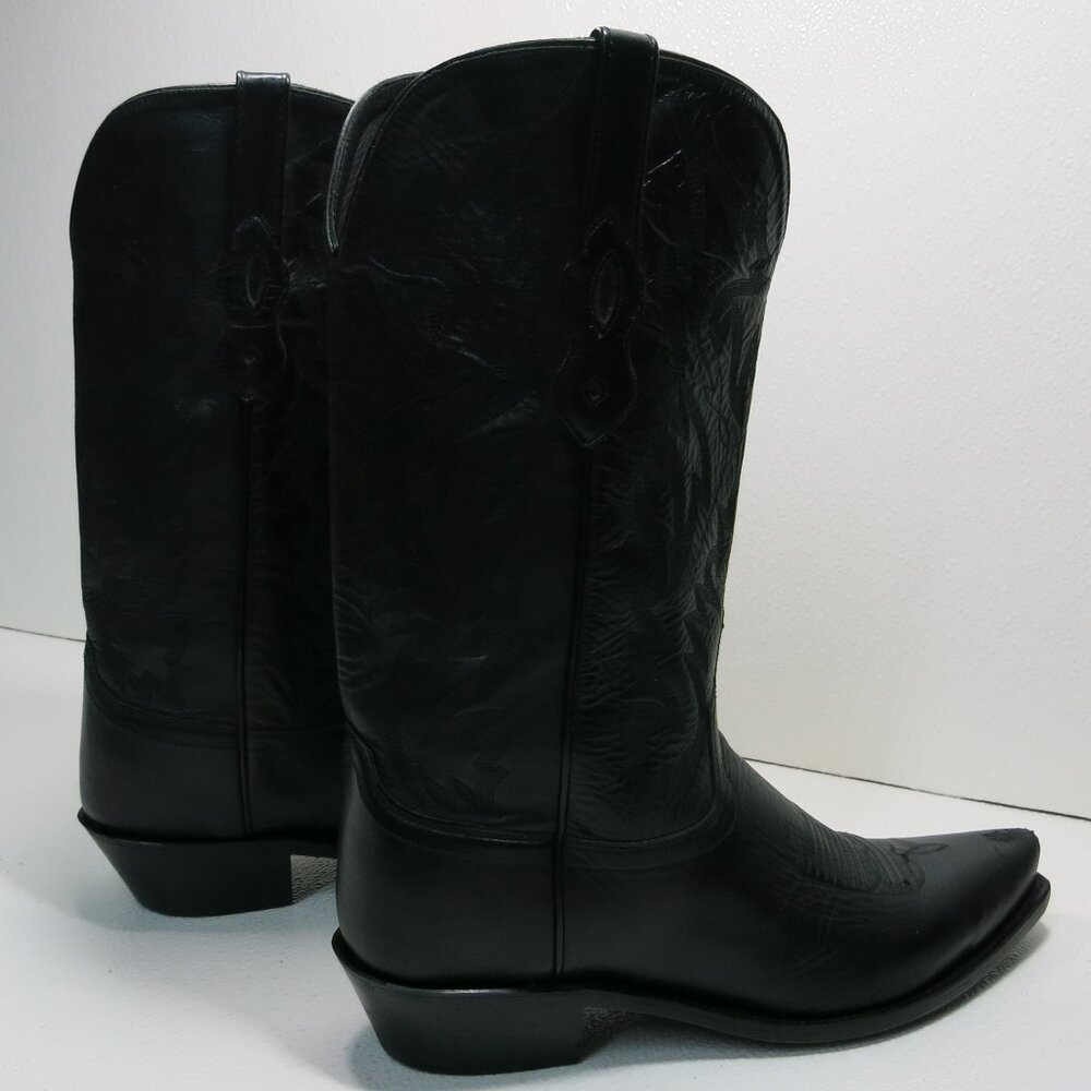 Old West Western Cowboy Kicker Men's Boots Botas de Vaquero Footwear Sz 11 D - Picture 4 of 8